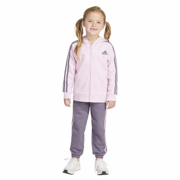 NWT Adidas 2pc Girls Jogger Set - Picture 1 of 7